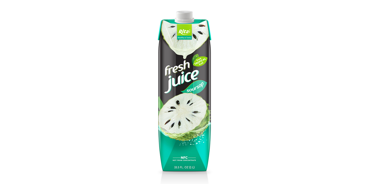 Soursop Juice 1000ml Paper Box Rita Brand